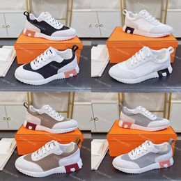 Designer Bouncing Sneaker Suede Casual Chaussures Baskets Respirant Patchwork Mesh Chaussure De Course Femmes Hommes Bounce Sneaker Chaussure Plate En Caoutchouc Antidérapant Avec Boîte