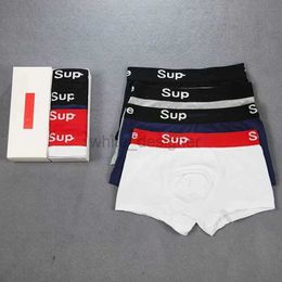 Boxer de créateur nouveau coton pur coton sombres concepteur soft respirant boxers shorts mâles sous-vêtements sexy 3pcs / lot