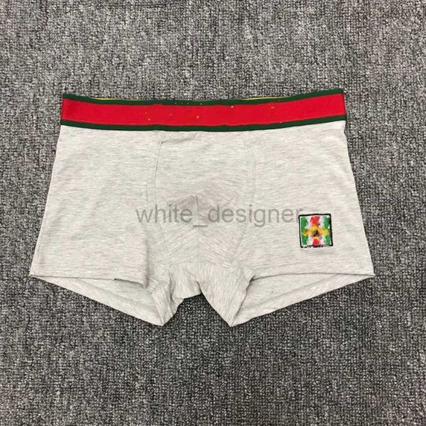 Boxers de créateurs Sexy Mens Boxers pour hommes Sous-vêtements Vintage Shorts UnderPantie Rouge Sous-vêtements Coton Mâle De Luxe Respirant Marque Confortable Brief Pour Homme Culotte