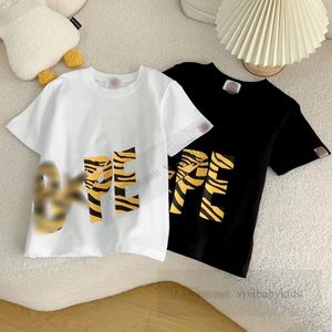 Designer Garçons Filles Singe Lettre T-shirt imprimé Enfants Dessin animé T-shirts à manches courtes 2024 Été Enfants Coton Casual Tops Vêtements Z7476