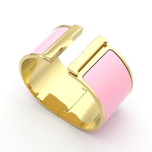 Bracelet design 33mm bracelet en or ultra large pour hommes et femmes amoureux bracelet 316L bracelet en acier titane bracelet design bracelet en or