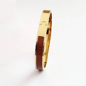 Designer Bracelet Classic Letter Bracelet Dames koppels armbanden 18k gouden roségoud zilveren driekleurige bangle 8mm brede grootte 17 luxe sieraden