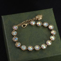 Designer armband kleurrijke diamanten oorbellen en armband tijger hanger armband g sieraden geschenkbuirbanden