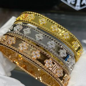 Designer armband Designer schroef armband luxe J merk Bangle Gold vergulde titanium stalen diamant voor dames mannen zilveren klassieke armbanden feest geschenk armbanden