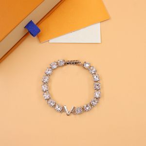 Designer armband diamant titanium staal hiphop unisex ketting persoonlijkheid ketens mode sieraden levering