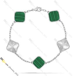 Bracelet de concepteur pour femmes 18 km bracelet Van Clover Modèle laser Titane en acier en or, jamais fondu non allergique, or / argent / rose, magasin / 21621802