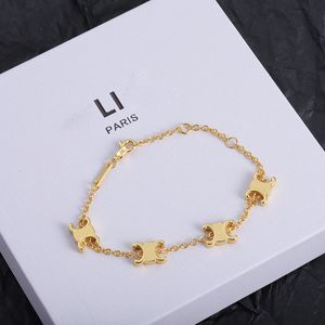 Designer armband voor vrouwen charme hanger mode trend temperament klassiek gouden paar armbanden geschenken
