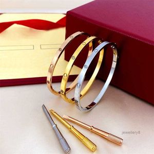 Bracelet de créateur pour femmes hommes bracelets en or bracelet en acier titane