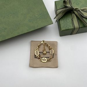 Bracelet de créateur série G en or, breloque de styliste à la mode, léger, de luxe, pour fille, bijoux de Banquet, de fête de mariage