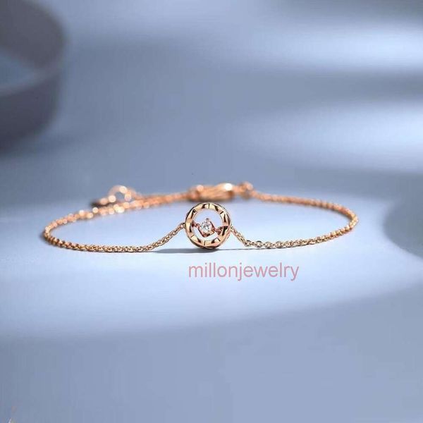 Braceuse Bracelet Gold Bangle Channemimisme Coco Lingge Diamond Bracelet Femmes Élégance Simplicité High Grade Luxury Rose Gold Popular Forfre