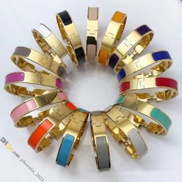 Designer Bracelet Bijoux Designer Fomen Mens Mens Classic Charm Bangle Titanium Steel Enamel Gold-plaqué jamais décoloré non allergique, or / argent / rose, magasin / 21621802