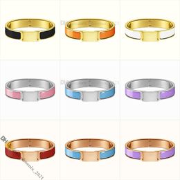 Diseñador de joyas de joyería para mujeres para mujeres Classic Charm Bangle Titanium Enamelo de acero Gold-Gold nunca desvaneciendo, oro/plata/rosa, tienda/21621802