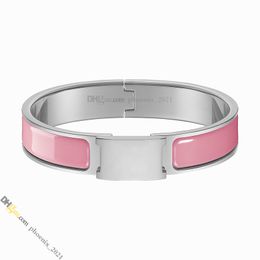 Designer armband sieraden ontwerper voor vrouwen titanium stalen email Bangle vergulde nooit vervagende niet-allergische, zilveren armband;Winkel/21621802