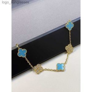 Designer armband sieraden mode klassieker VancleFly Charmarmbanden Bangle Chain 18K Gold Agate Shell Moeder van Pearl voor vrouwen Girl Wedding