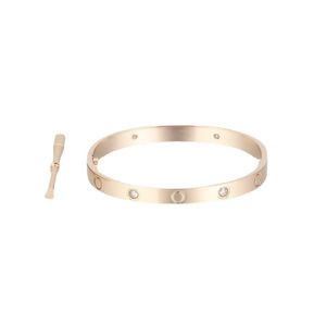 Designer Bracelet Love Bracelet Luxury armbanden Men Bracelet Valentijnsdag 18k Gold Ploated armband voor bewegingsontwerper voor vrouwenziekte Bracelet Jewlery