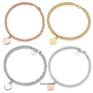 Ontwerper Bracelet Love Heart-Forme armband Vrouw verdikt zilveren bodem platte voor vriendin Souvenir Gift Fashion Charm Jewelry 925 Silver