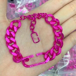Bracelet de créateur rose Tennis diamant chaîne valenti bijoux colorfast créateur de mode femmes en gros anniversaire valentino cadeau mariage exquis