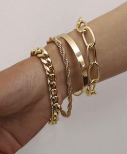 Designer armband gladde vrouwen sieraden gebakken deegarmbanden draad overdreven woordketenset armbanden 0716045152334