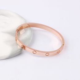 Bracelet designer Femmes Love Luxury Vis Bracelet Gol Bijoux Celtic Titanium Steel Bangle Gold-plaqué sans altitude