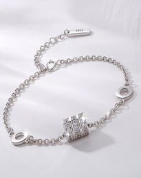 Bracelets de diseñador Love Ankle 925 Silver Women Controlle Allmatch Fashion Jewelry Adecuado para fiesta social Fiesta de tendencia B8633555555