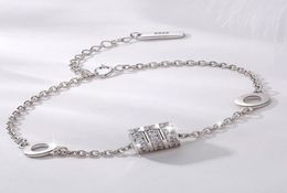 Bracelets de diseñador Love Ankle 925 Silver Women Controlle Allmatch Fashion Jewelry Adecuado para fiesta social Fiesta de la moda B6093939