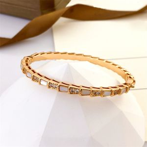 Designer armbanden slangenarmband baby's adem goud sierbanden voor mannen vrouwontwerpers klassieke armbanden sieraden bruiloft verjaardagscadeau met hoge kwaliteit
