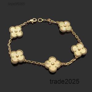 Designer armbanden Van Clover armband schakelarmband Cleef Clover damesmode 18k gouden armbanden sieraden 2023 12222