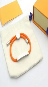 Diseñador de marca 5 colores pulsera de moda IDenicación nuevo clásico pulsera de cuero trenzado pulseras con hebilla magnética damas hombres joyería regalo 9154692