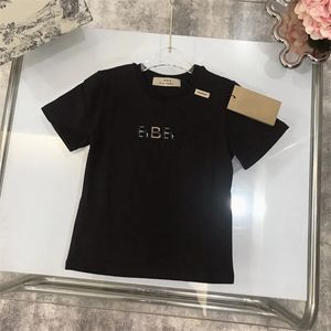 Designer merk babykinderen kleding jongens luxe korte mouwen t -shirt meisjes brief kleding kinderen kleding mode sunmmer kleding