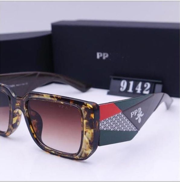 Diseñador marca clásica gafas de sol polarizadas redondas conduciendo gafas de oro de metal gafas para hombres hot langzuhe sententésima policía lee lente de vidrio con caja