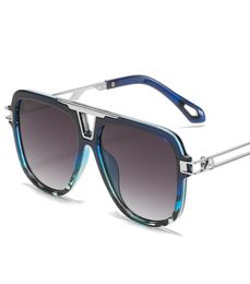 Designer Brand Classic Sunglasses Fashion Femmes Sun Germes UV400 Gold Frame Green Mirror Lens with Box 21409987626