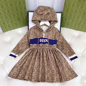 Designer Marque Vêtements Garçons Filles Hiver Chaleur Ensemble De Luxe Vêtements Bébé Enfants Mode Vêtements Enfant Hoodies Brun À Manches Longues Vêtements