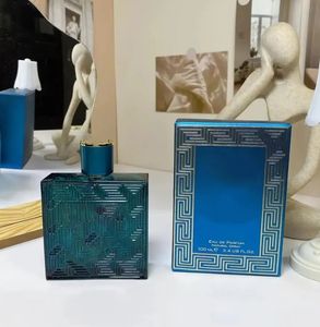 Designer Brand Eros Parfum pour hommes 100 ml Eau de toilette bleue Parfum longue durée Spray de haute qualité Livraison rapide