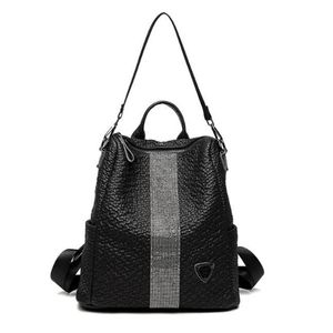 Diseñador-Marca Moda Mujer Mochila Mochilas de cuero para jóvenes de alta calidad para adolescentes Mochila escolar femenina Mochila mo255g