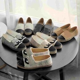 Zapatos de pescador de marca de diseñador para mujer, alpargatas acolchadas delicadas, zapatos planos de goma con costuras de canal, zapatillas de deporte de cuero Oxford para mujer, mocasines de lujo