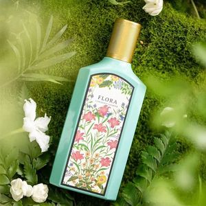 Marca de diseñador Flora Perfumes para mujeres Gardenia Colonia 100 ml Mujer Sexy jazmín Fragancias Perfumes Spray EDP Parfums Royal Essence nave rápida