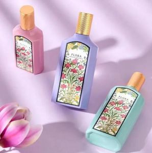 Diseñador de la marca Flora Perfumes MAGNÍFICA Magnolia para mujeres Gardenia Colonia 100 ml Mujer Sexy Jazmín Fragancia Perfumes Spray EDP Parfums