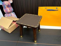 Designermerk functioneel meubilair zwart walnoot klein bankje kan afhalen op de salontafel rond vierkant anti-val klein bankje schoenenkruk