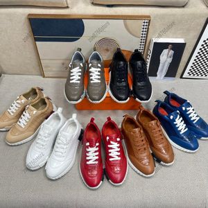 Designer merk echt lederen schoenen high-end herenschoenen damesschoenen ijzeren gesp merk sneakers casual comfort designer hot sale