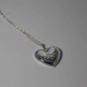 Designer merk hart ketting vrouwelijke tiffays gevormd Engels hangende tag roze goud sterling zilver 925 sleutelslot bot met logo