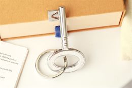 Designer Brand Keychains hoogwaardige mode dames mannen modieuze handgemaakte sleutellichaam legering sleutelvorm stijlvolle buckle luxe sleutelhanger ketting tas ring