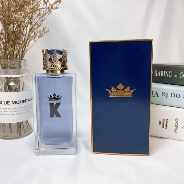 Diseñador de la marca King Crown Parfum Spray Colonia K perfume 100 ml Mujer Hombre Fragancia encantadora Eau De Toilette 3.3fl.oz Francia Marca Perfumes Fast Ship