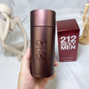 Marca de alta calidad Tiempo duradero Aerosol de marca clásica Perfume unisex Perfume de mujer Aerosol de vidrio 212 Agua de colonia sexy para hombres EDT 100 ml