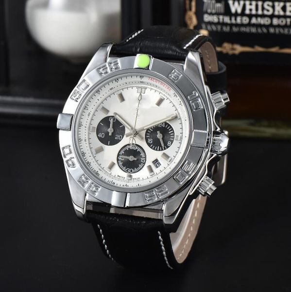 Marca de diseñador Relojes de pulsera para hombre y mujer Relojes clásicos cronómetro 1884 Reloj de pulsera de cuarzo de calidad Reloj de negocios de moda Relojes Navitimer Pulsera A13356