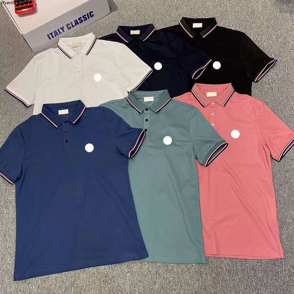 Marque de créateur Polo pour hommes, Polo d'été respirant, taille couleur noir blanc bleu