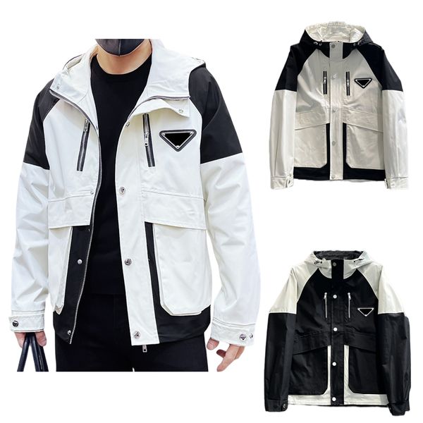 Diseñador marca original diseñador chaquetas con capucha para hombres 2024ss marcas de moda para mujer cremallera abrigo de manga larga pareja deportes capas de béisbol con capucha de capucha deportiva abrigos de béisbol