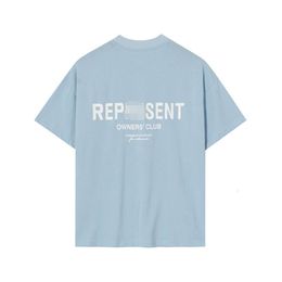 Marque de créateurs représente la mode populaire T-shirt en coton High Street Sweat-shirt T-shirt respirant hommes et femmes imprimés à motifs représentatifs top t-shirts dla