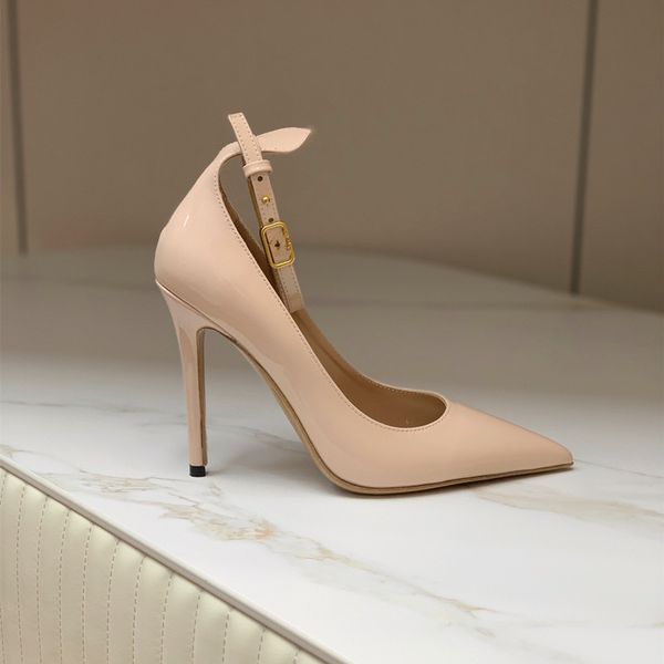 Sandalias de marca de diseñador Mujeres High Heel Shoes Classics Pombs de 11 cm Super Heel