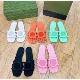 Designer Brand Sandals Dames Interlocking Double Letter Slippers SANDALE CASUAL PARTY Fashion Classic Hollow Out Design met originele Box-maat 35-42