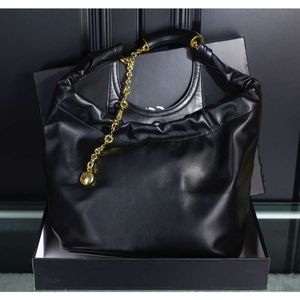 Bolso de hombro de marca de la marca de diseño cadena de mujeres y bolso de bolso suave de la cadena de donas ajustable con caja de 30*35 cm